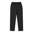 thumbnail image 1 of Dezsed Children Boys Girls Cotton Sweatpants Lightweight Elastic Waist Loose Pants Casual Sports Trousers 8 Years Black, 1 of 3