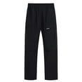 thumbnail image 1 of Dezsed Children Boys Girls Drawstring Fleece Lined Winter Warm Pants Lightweight Elastic Waist Slim-Leg Sweatpant Jogger Pant XXL Black, 1 of 4