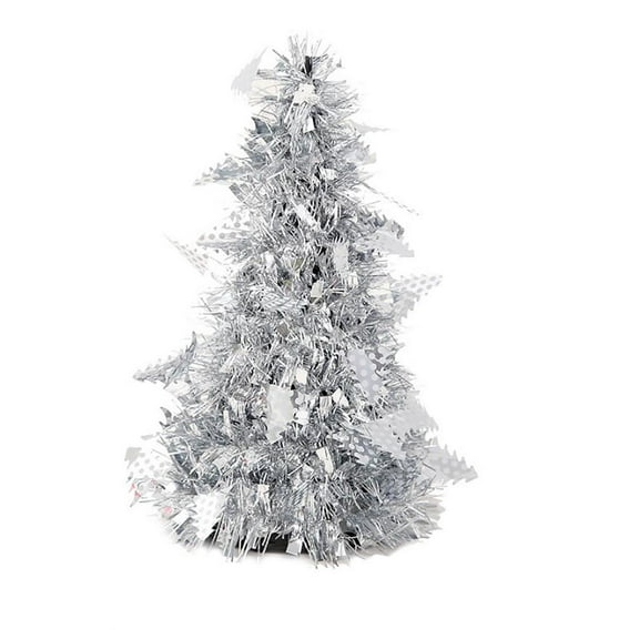 Dezsed Christmas Decorations Mini Desktop Christmas Tree Decoration Small Tree Christmas Decoration Silver