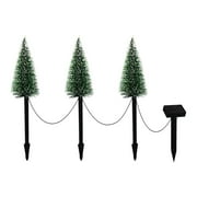 Dezsed Christmas Decorations Clearance Solar Christmas Tree Outdoor Garden Christmas Decoration Lights Garden LED Light Green