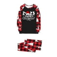 thumbnail image 1 of Dezsed Family Christmas Pajamas Matching Sets Christmas Women Mom Plaid Printed Blouse Tops+Pants Family Matching Pajamas Set Red S, 1 of 6