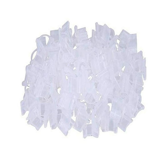 Dezsed Gardening Tools 100 Pcs Plastic Plant Grafting Clips Mini Gardening Tools Seedling Growing Clips Clear