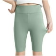 thumbnail image 1 of Dezsed Girls Athletic Shorts, Bike Shorts, Kids Yoga Dance Compression Shorts Comfortable Leggings Workout Clothes for Girls 2-3 Years Green, 1 of 5