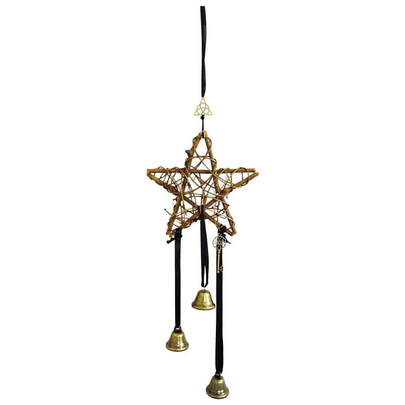 Dezsed Halloween Decorations Wind Chimes Blessing Bells Evil Spirit Wind Chimes Witch Bell Door Witchcraft Decor Multicolor