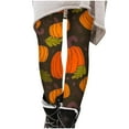 thumbnail image 1 of Dezsed Halloween Leggings Halloween Leggings For Women High Waist Stretchy Warm Thermal Pants Elastic Leggings Pants Orange XL, 1 of 5