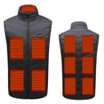 thumbnail image 1 of Dezsed Heated Jackets for Men Outdoor Warm Clothing Heated for Riding Skiing Fishing Charging Via Heated Coat Black XXXXXXL, 1 of 9