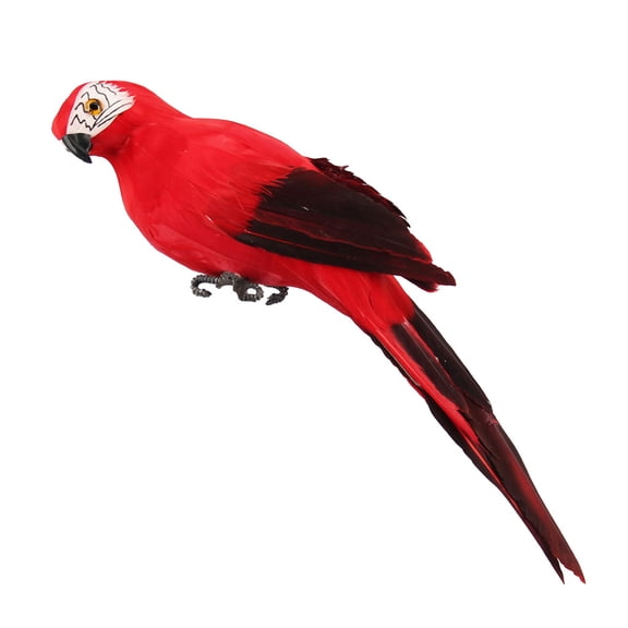 Dezsed Home Decor Decoration Ornaments Colorful Fake Parrots Artificial Birds Model Outdoor Home Garden Garden Tree Decor Multicolor