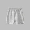 thumbnail image 1 of Dezsed Kids Boys Athletic Shorts Boys Cotton Shorts Toddler Sports Gym Active Running Shorts for Summer 6-8 Years Gray, 1 of 4