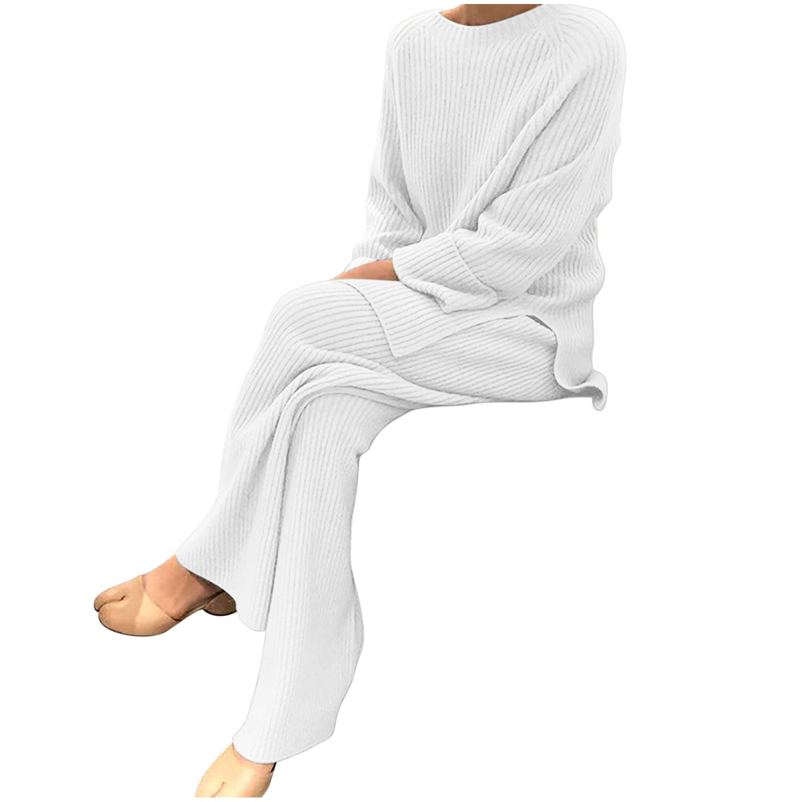 Women's Loungewear Set Hoodie and Wide Leg Pants For Comfort, Casual Style, Everyday Cozy Outfit main image 1
