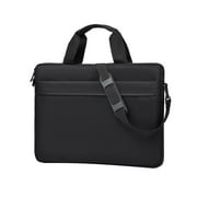 Dezsed Laptop Bag School Supplies Laptop Tote Shoulder Bag, 14.1 In Laptop Or Tablet, Stylish, Durable, Water-proof Fabric, Lightweight, Business Casual, Suitable For Multiple Laptops Black Black