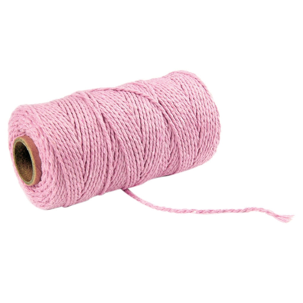 Dezsed Linen Rope 100m Long/100Yard Cotton Twisted Cord Rope Crafts ...