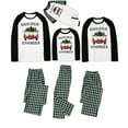 thumbnail image 1 of Dezsed Matching Family Pajamas Sets Women Mommy Christmas PJ's Sleepwear Printed Top+Pants Xmas Family Matching Pajamas Set White L, 1 of 7