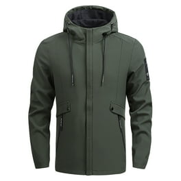 Windproof Lightweight Hooded Windbreaker Shell Jacket for