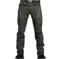 thumbnail image 1 of Dezsed Men's Ripstop Cargo Work Pant Men's Pants Multiple Pockets Cargo Trousers Work Wear Cargo Pocket Green XL, 1 of 7