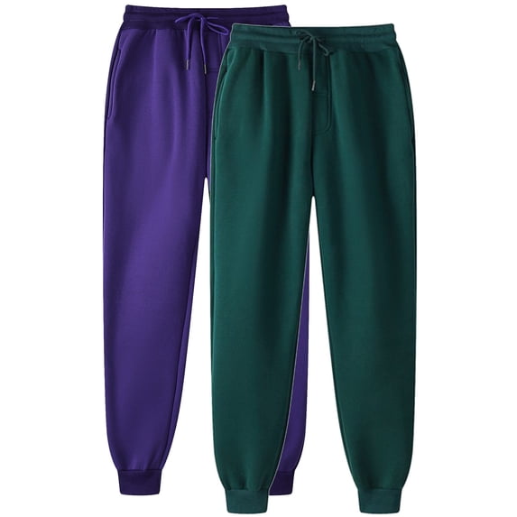 Dezsed Men's Sweatpants Joggers Jogging Workout Athletic Pants with Pockets 2 Piece Set for Running Gym Hiking Army Green M
