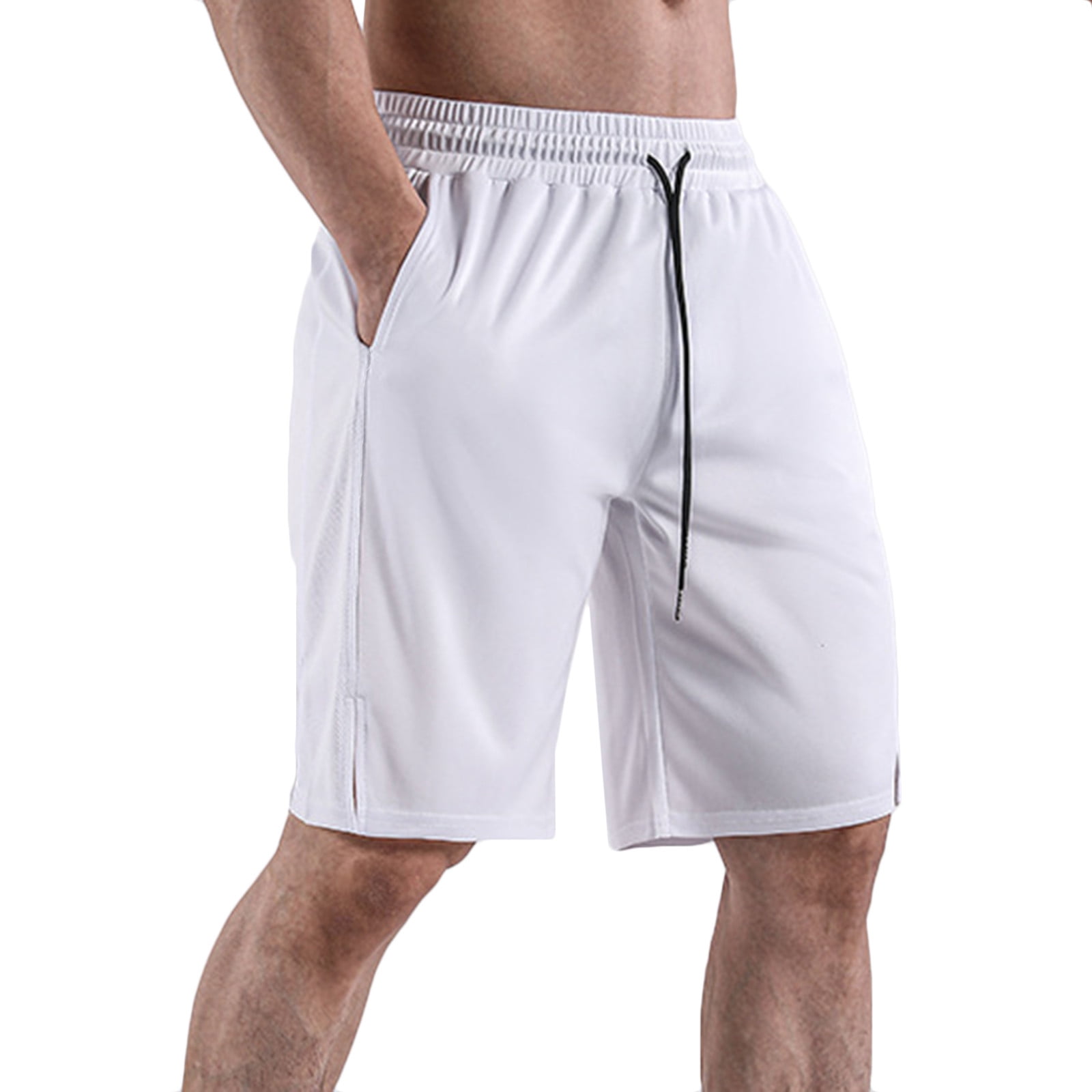 MCPORO Men's Gym Shorts – Quick Dry, 10-Inch Inseam, With Pockets – Athletic, Running, Workout Shorts