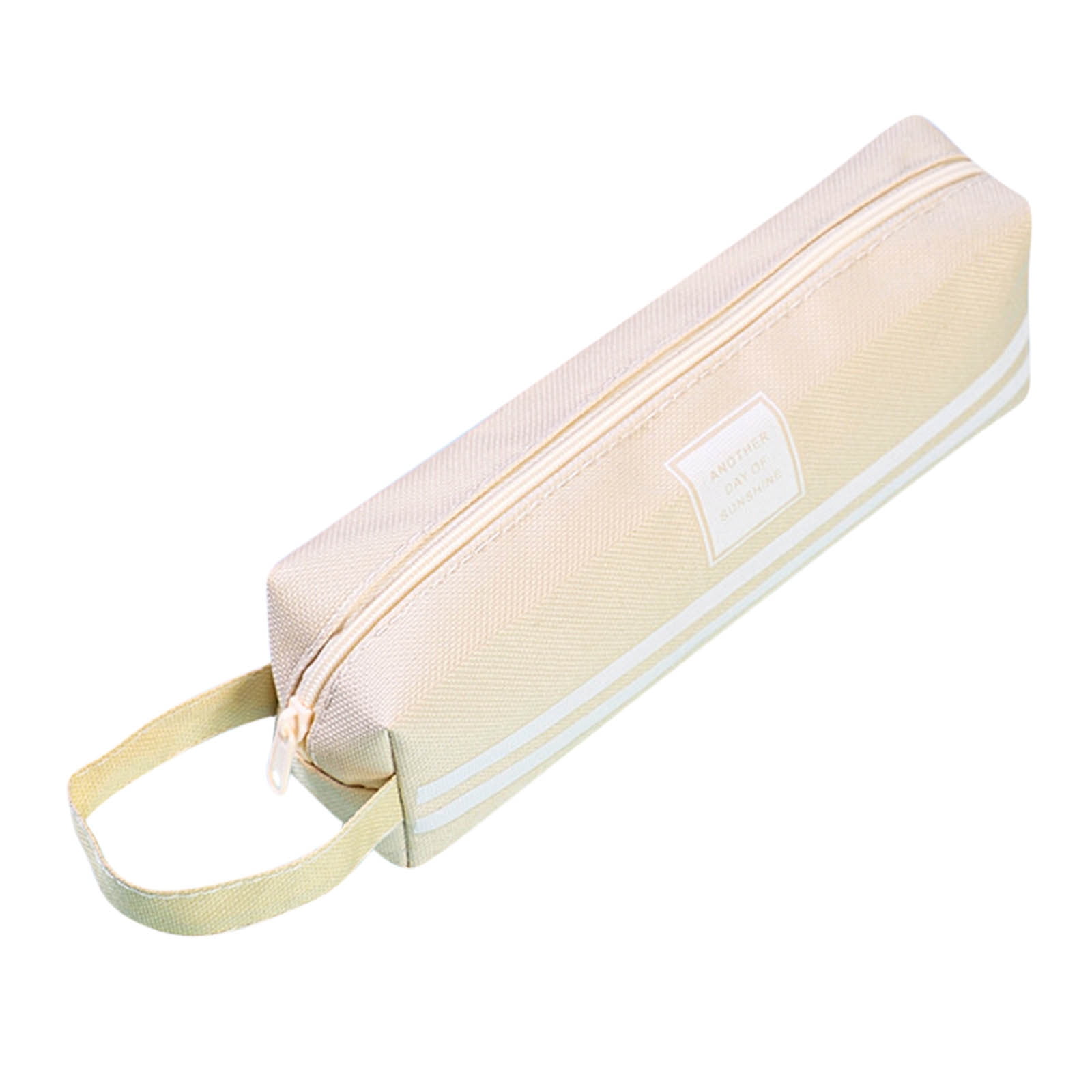 Dezsed Pencil Pouch School Supplies Pencil Case Student Pencil Bag Coin Bag  Cosmetic Bag Office Stationery Storage Bag Youth School White