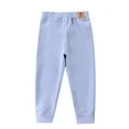 thumbnail image 1 of Dezsed Toddler Girls Boys Sweatpants Newborn Solid Jogger Pants Kids Casual Athletic Pull-On Cotton Jogger Pants for Boys Girls for 2-3 Years Light Blue, 1 of 4