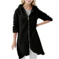 thumbnail image 1 of Dezsed Toddler Girls Zip Up Hoodie Sweatshirts Winter Men's And Women's Casual Loose with Pockets Childrens Warm Hooded Long Sleeved Hoodie Jacket for 3-4 Years Black, 1 of 5