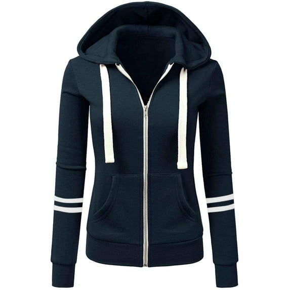 Dezsed Women's Casual Heart Print Pullover Hoodie Sweatshirt Tops Clearance Women's Printed Hoodie Sweatshirt Pullover Tops Long Sleeved Tops Bluse Navy