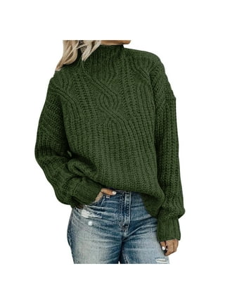 Army green sweater womens 2025