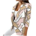thumbnail image 1 of Dezsed Womens Blazer Dress Women Business Attire Plaid Printed Long Sleeve Button Slimming Cardigan Coat Top Pink XL, 1 of 5