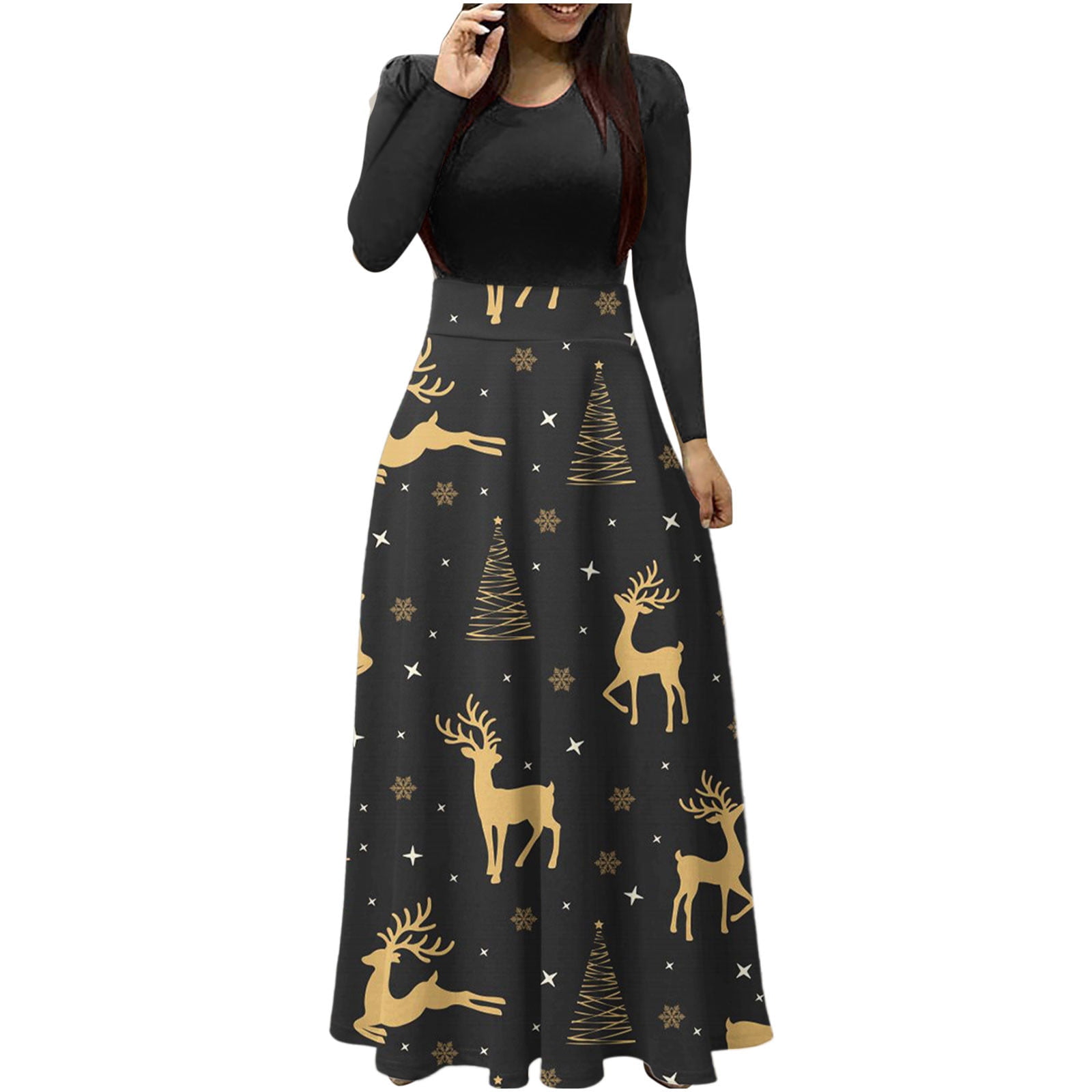 Dezsed Womens Christmas Dresses Clearance Women's Plus Size Dress