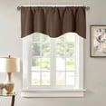 thumbnail image 1 of Dezytech Blackout Valance Curtains, Thermal Insulated Short Valance with Rod Pocket, 52x18 Inch - Light Filtering Semi Sheer Linen for Kitchen, Bathroom, Living Room & Bedroom Windows, 1 of 5