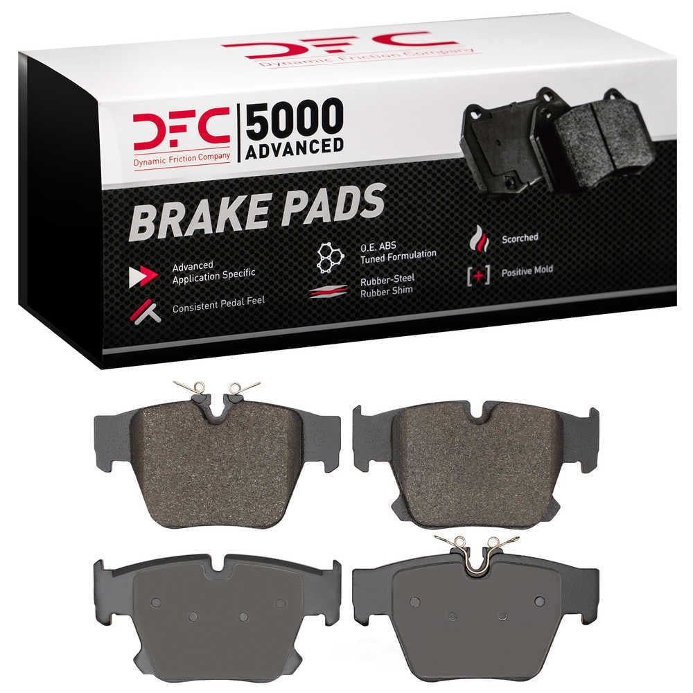 Dynamic Friction Company 1551-2482-00 DFC 5000 Advanced Brake Pads - Low Metallic - OE Equivalent