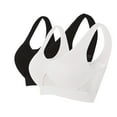 thumbnail image 1 of Dgankt 2 Pack Sports Bras for Women Lightweight Seamless Yoga Bra,Size S-5XL, 1 of 4