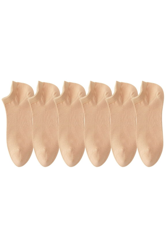 6 Pairs Womens Ancle Socks Lightweight Breathable Mesh Socks for Women