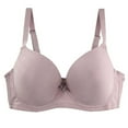 thumbnail image 1 of Dgankt Bras for Women Solid Color Maternity Sleeping Underwear with Underwear Daily Bra,Size 100E, 1 of 3