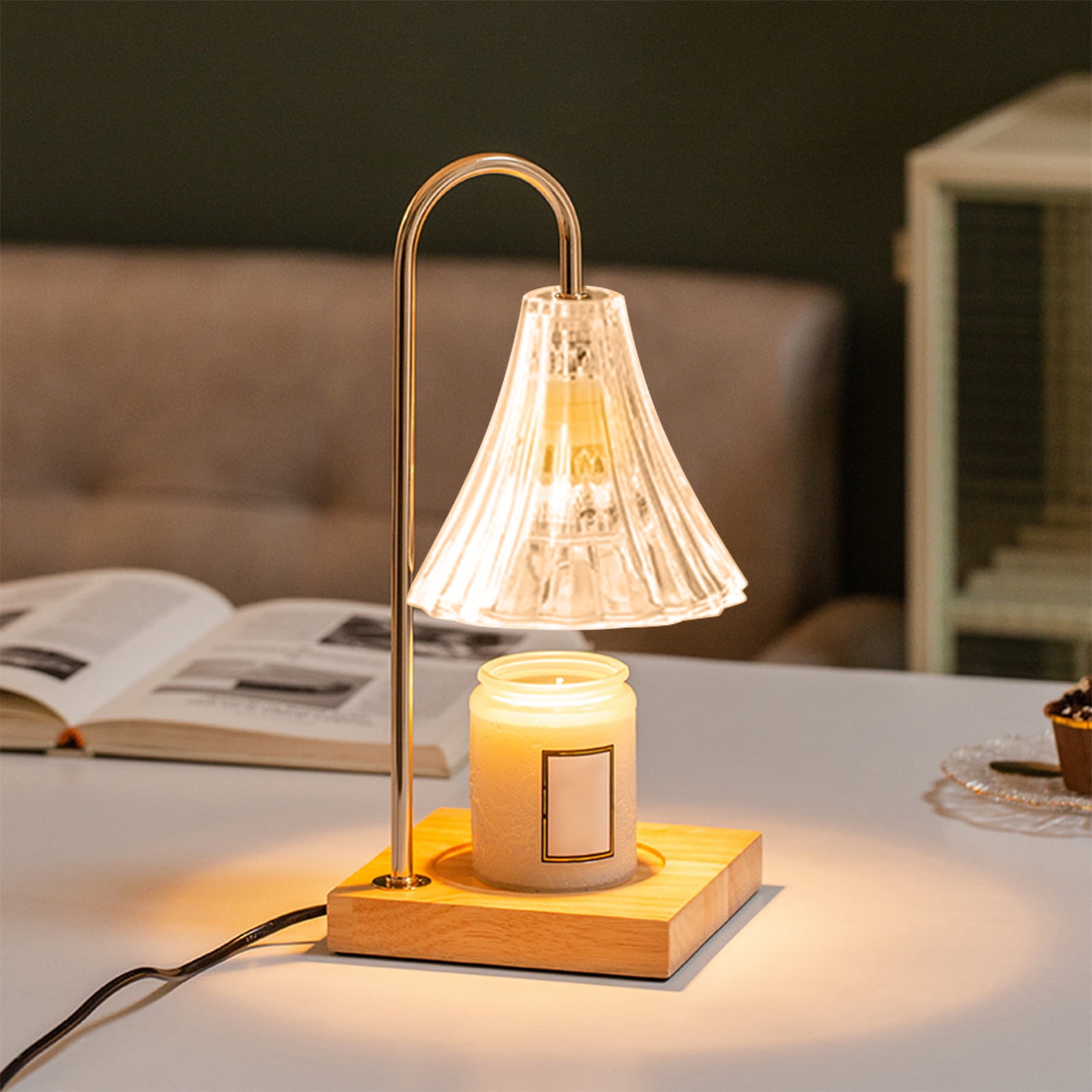 Dgankt Candle Warmer Dimmable Candle Metal Candle Melter Small And