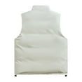 thumbnail image 1 of Dgankt Fall Coats Men's Puffer Vest Warm Casual Stand Collar Quilted Waistcoat Outdoor Padded Ski Vest Coat, 1 of 9