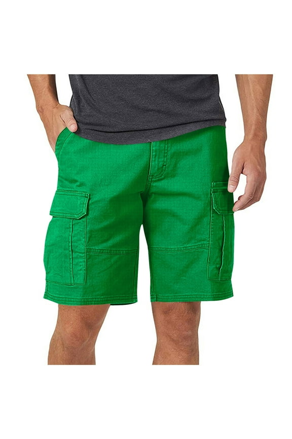 Fitness Clothing Men's Hiking Polyester Cargo Shorts - Multi-Color Lightweight Shorts with Multi-Pockets for Camping, Fishing, Backpacking & Outdoor Adventures S-3XL
