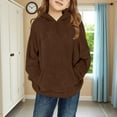thumbnail image 1 of Dgankt Hoodies for Girls Middle Big Hooded Sweatshirt Long Sleeve Pullover Fleece Jacket for 4-13 Years, 1 of 8