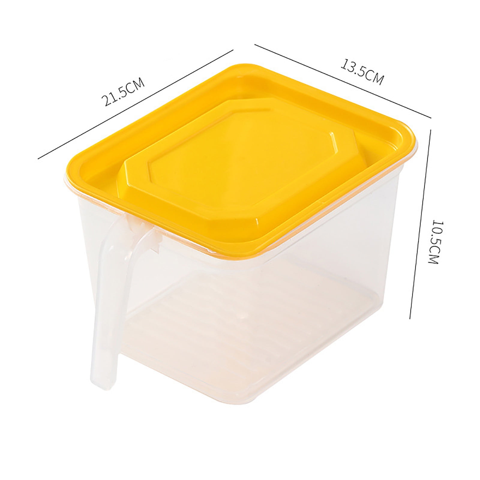 Dgankt Household Refrigerator Kitchen Storage Box Sealed Fruit Food