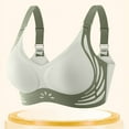 thumbnail image 1 of Dgankt Jelly Bras for Women Fashion Casual Soft Support Comfortable Breathable Fixed Cup Bra,Size 3XL, 1 of 9