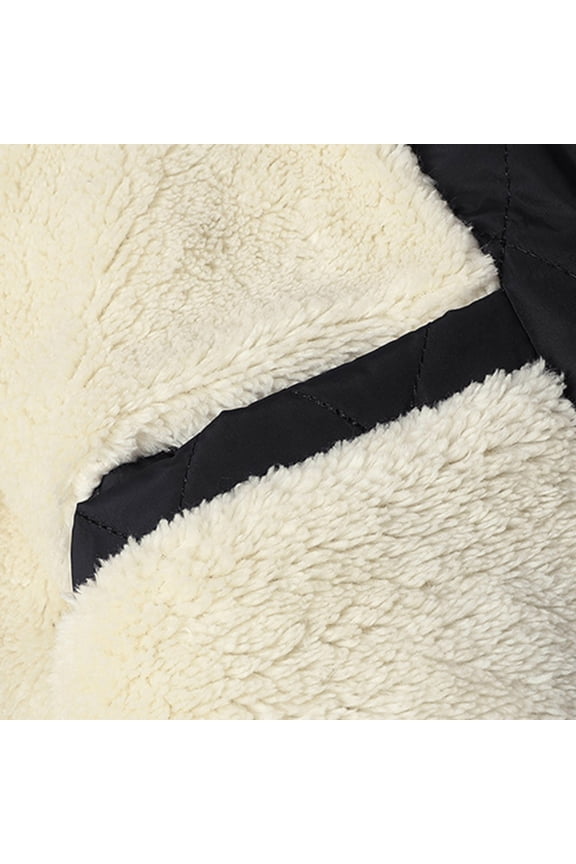 Dgankt Men Clothing Mens Bomber Jackets Plus Thick Lamb Wool Quilted Fall Winter Rib Varsity Lightweight Coat