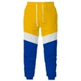 thumbnail image 1 of Dgankt Mens Sweatpants Solid Color Match Casual Sports Popular Elastic Waist Sweatpants Pants,Sizes M-3XL, 1 of 3