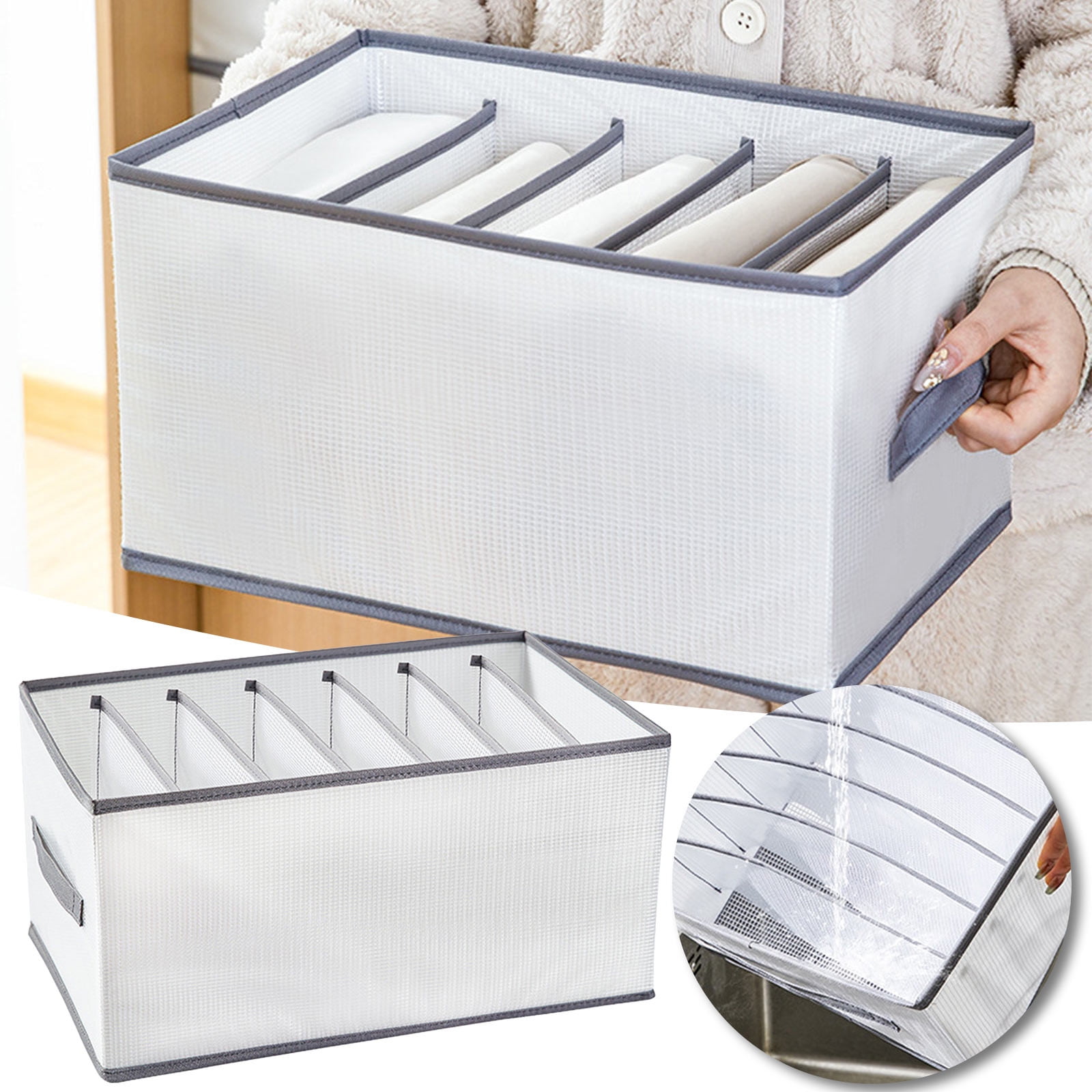 Dgankt Organization And Storage Folding Clothes Storage Box, Wardrobe