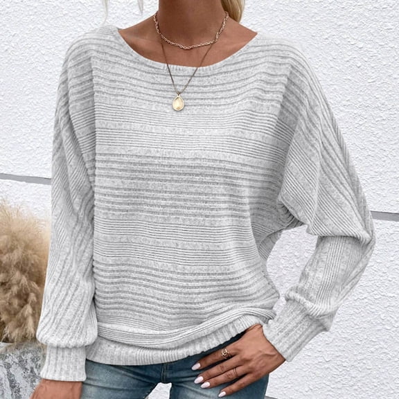 Dgankt Plus Size Blouses for Women Winter Solid Color Long Sleeve Crew-neck Spliced Pullover T-shirt Long Sleeve Crew-neck Top/shirt,Size S-3XL