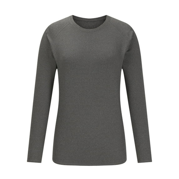 Dgankt Plus Size Womens Clothing Seamless Workout Shirts for Women, Long Sleeve Workout Tops for Women, Yoga Sports Athletic Gym Tops Pullover Long Casual