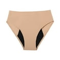 thumbnail image 1 of Dgankt Underwear for Women Fashion Solid Color High Waist Periods Bikini Bottoms Menstruation Swimsuit Periods Briefs,Size XS-4XL, 1 of 5