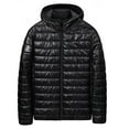 thumbnail image 1 of Dgankt Winter Coats for Men Winter Hooded Down Jacket Zipper Cardigan Pocket Long Sleeve Padded Jacket Coat,Sizes M-3XL, 1 of 3