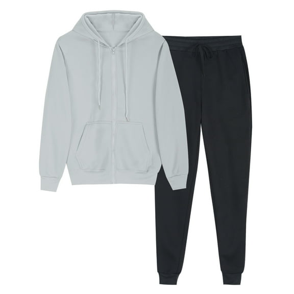 Dgankt Women's 2PCS Outfits Sports Tracksuits Long Sleeve Pullover Hoodies Sweatshirt and Sweatpants Fall Winter Suit,Sizes S-2XL