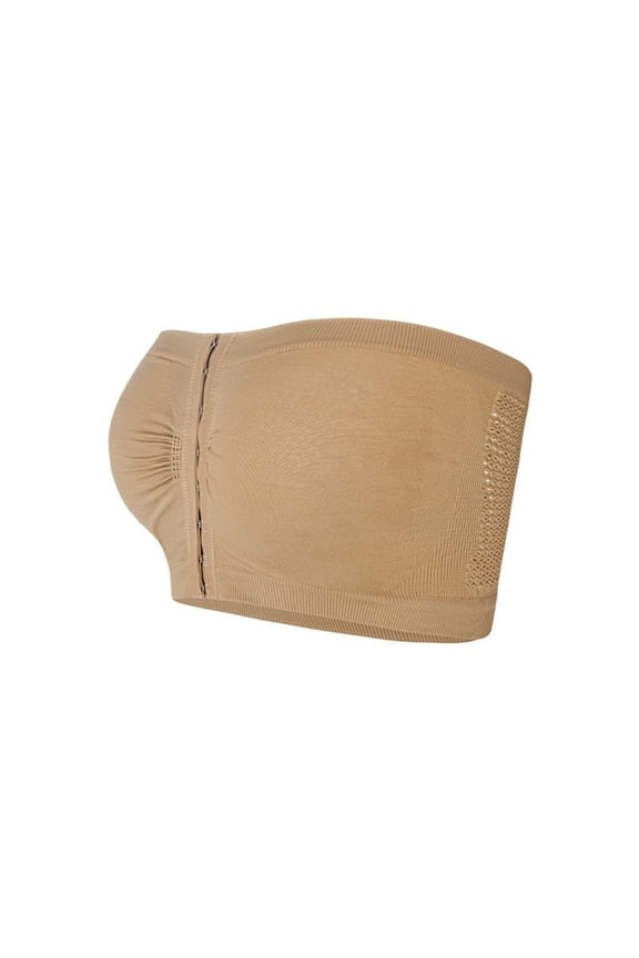 Womens Clothes Women's Non-Slip Strapless Bralette – Ribbed Wireless Push Up Tube Top Perfect for Off-Shoulder Dresses, Tops & Formal Occasions XS-5XL