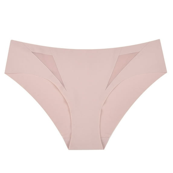 Dgankt Womens Underwear Fashion Sexy Traceless Transparent Low Waist-string Panties Thong,Size S-XL