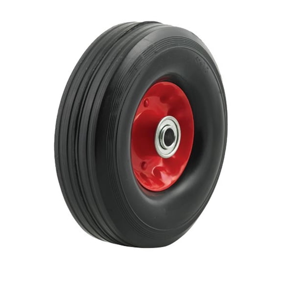DH CASTERS W-MH08212B6 Hub Wheel, Medium-Duty, Rubber