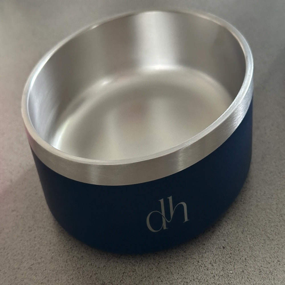 Dh Yeti Style Doodle Head Food/Water Bowl, Premium Stainless-Steel Pet Bowl